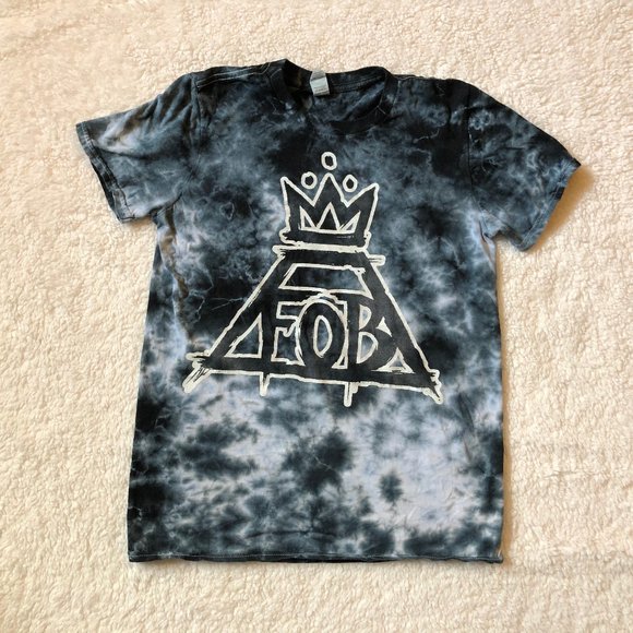 Tie Dye Fall Out Boy Oversized Band Tee - Picture 9 of 9